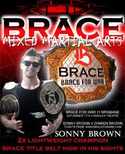Sonny Brown Image - Brace Fight Poster 3